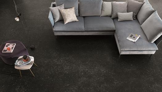 carrelage sol noir